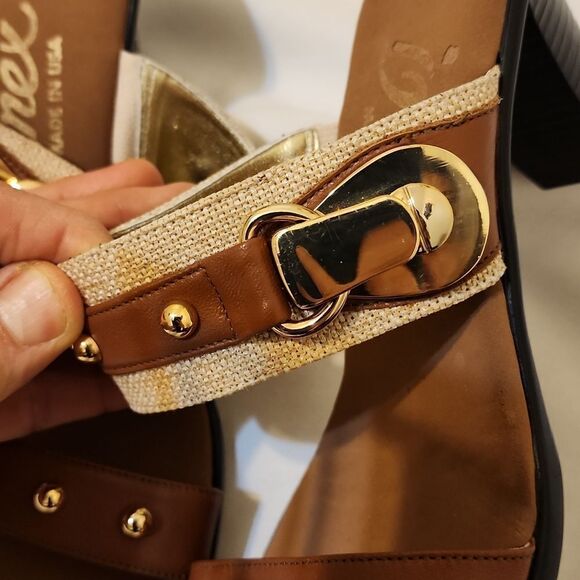 Onex Penelope Slide Brown Size 6 - Picture 9 of 10